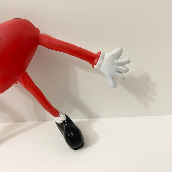 Vtg Heart Rubber Figure Window Cling Googly Eyes Toy - Picture 8 of 16